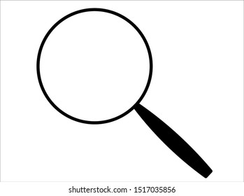 magnify glass  icon symbol flat 