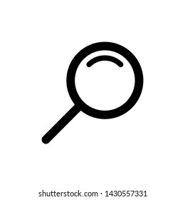 Magnify Glass Symbol Icon Vector Design Illustration