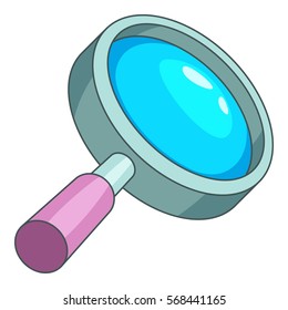 Magnify icon. Cartoon illustration of magnify vector icon for web