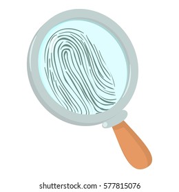 Magnify icon. Cartoon illustration of magnify vector icon for web