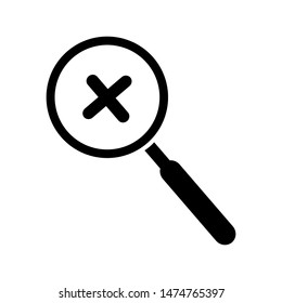 magnify icon design vector focus