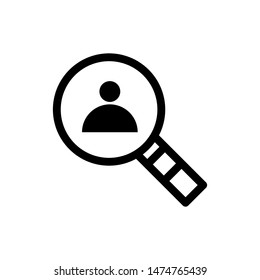 magnify icon design vector focus
