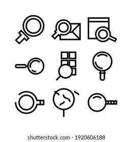 magnify icon or logo isolated sign symbol vector illustration - Collection of high quality black style vector icons
