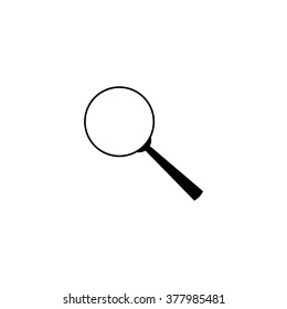 Magnify icon. Lupe. Vector illustration
