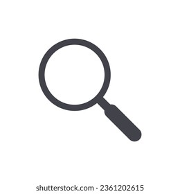 Magnify icon. Search icon vector. Magnifier, research icon symbol illustration