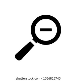 magnify icon vector design template