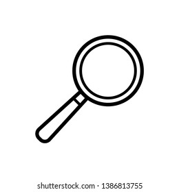 magnify icon vector design template