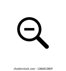 magnify icon vector design template