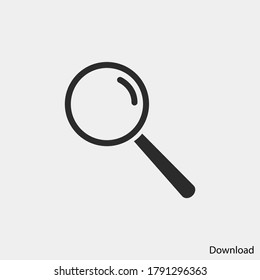 Magnify icon vector eps 10