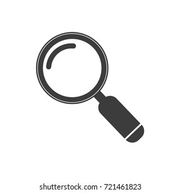 Magnify icon. Vector illustration