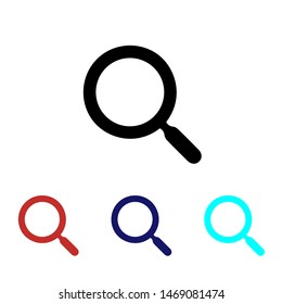 Magnify icon vector Search Symbol