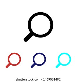 Magnify icon vector Search Symbol