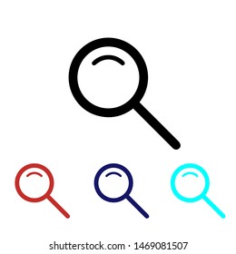 Magnify icon vector Search Symbol