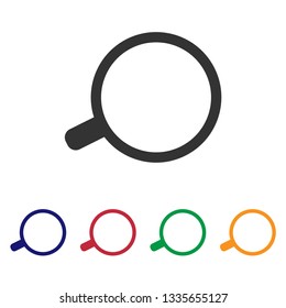 Magnify icon.Search vector sign.Zoom symbol.Find illustration for graphic design, web and mobile platforms.