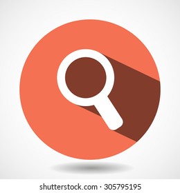 Magnify line vector icon