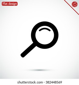 Magnify line vector icon