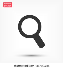 Magnify line vector icon
