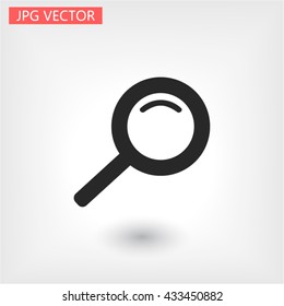 Magnify line vector icon