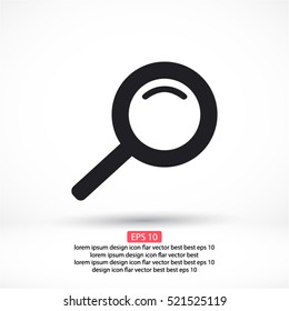 Magnify line vector icon