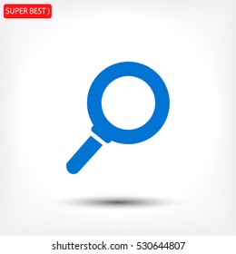 Magnify line vector icon