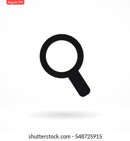 Magnify line vector icon