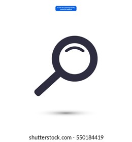 Magnify line vector icon