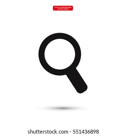 Magnify line vector icon