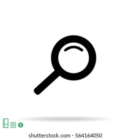 Magnify line vector icon