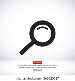 Magnify line vector icon