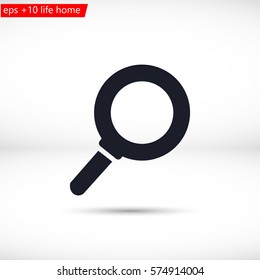 Magnify line vector icon