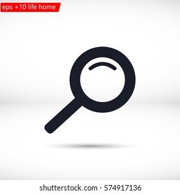 Magnify line vector icon