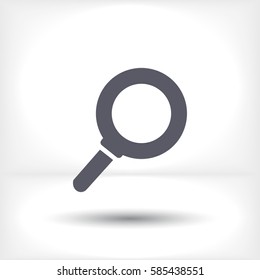 Magnify line vector icon