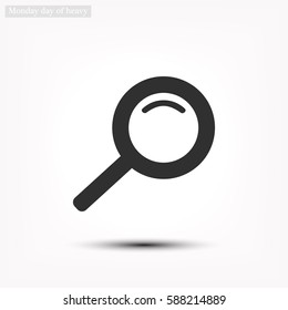 Magnify line vector icon