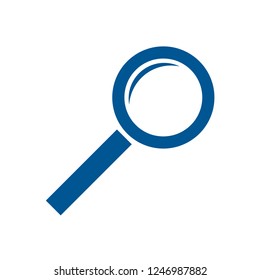 Magnify line vector icon isolated on white background - stylized image.