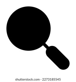magnify list glyph icon vector design template and illustration