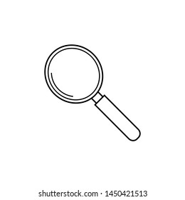 magnify search icon vector design template