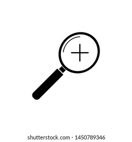 magnify search icon vector design template