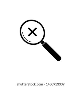 magnify search icon vector design template