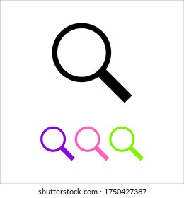 Signo de aumento. Diseño de moda vectorial de iconos de búsqueda