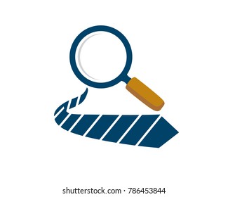 Magnify and Tie Sybolize Career Finder
