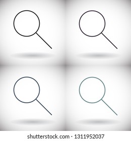 Magnify Vector icon