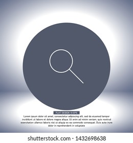 Magnify Vector icon  