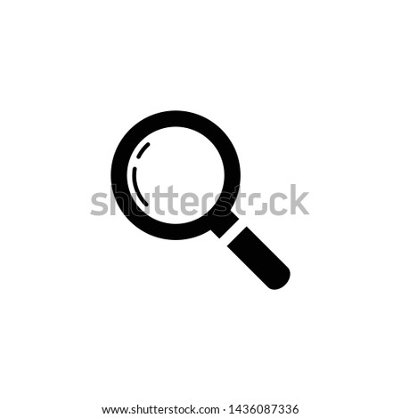 Magnify vector icon. eps 10