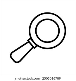 magnify vector icon line template