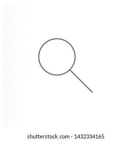 Magnify Vector icon . Lorem Ipsum Illustration design
