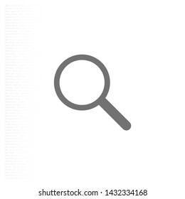 Magnify Vector icon . Lorem Ipsum Illustration design