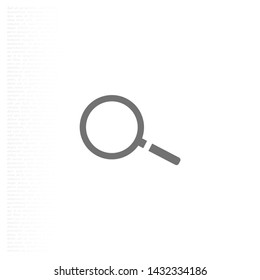 Magnify Vector icon . Lorem Ipsum Illustration design