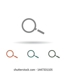 Magnify Vector icon . Lorem Ipsum Illustration design