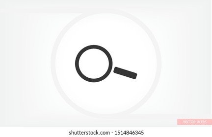 Magnify Vector icon . Lorem Ipsum Illustration design