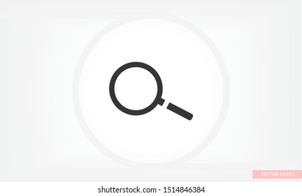 Magnify Vector icon . Lorem Ipsum Illustration design